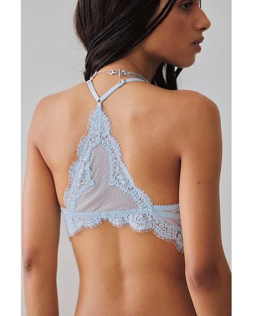 Intimately By Free People Brown Fiona Mesh Front-Close Bralette By