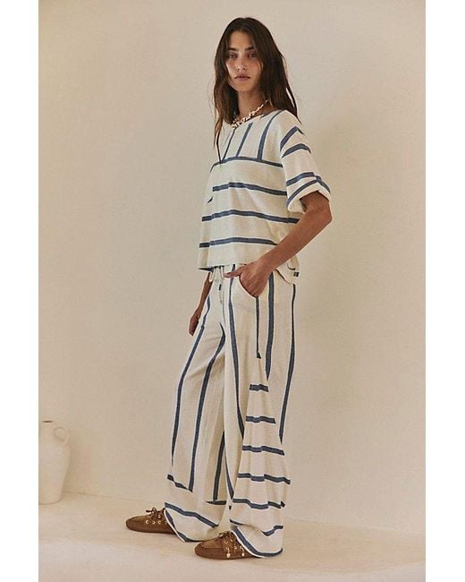 free-est Natural Nolan Pant Set By