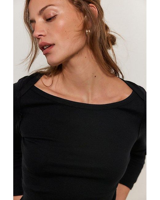 Free People Blue We The Free Lucy Layering Top
