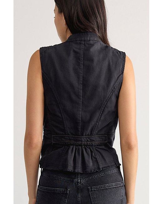 Free People Black Hearts On Fire Band Vest