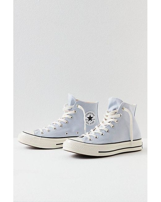 Converse Gray Chuck 70 Recycled Canvas Hi-Top Sneakers