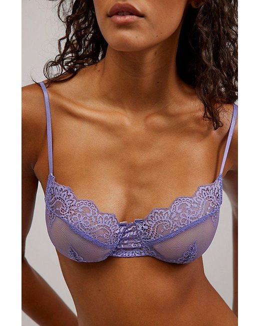 Only Hearts Brown So Fine Lace Underwire Bra