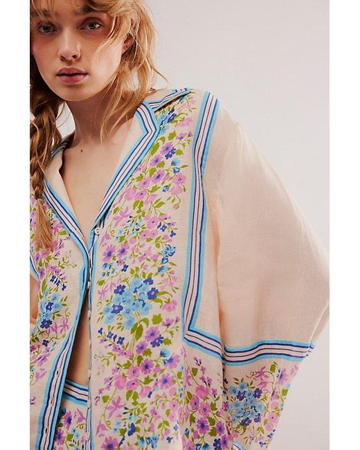 Spell Multicolor Impala Lily Oversized Shirt