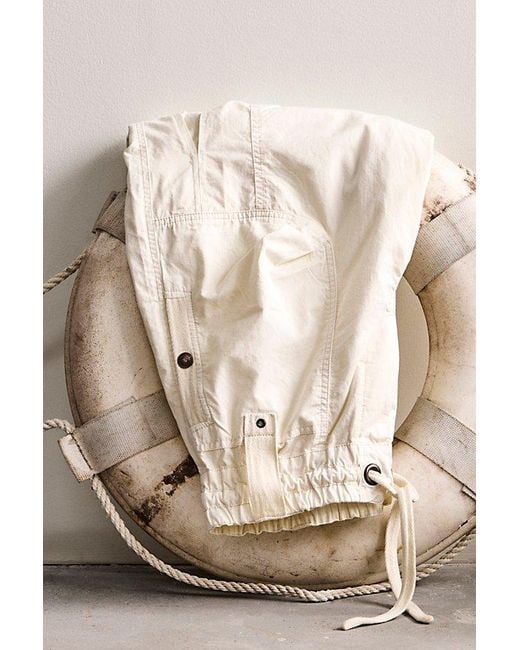 Free People White We The Free Onset Pull-On Cargo Pants