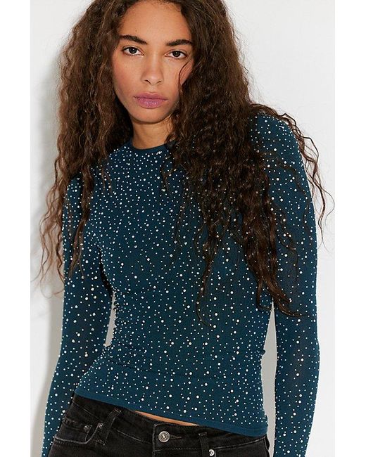 Free People Blue Night Sky Long Sleeve By