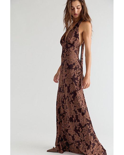 Ownley Brown Elyse Maxi Dress