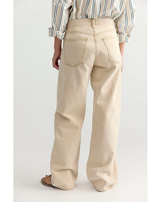 Agolde Natural Long Arc Jeans