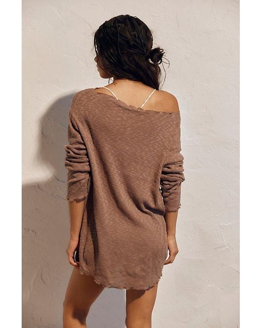 free-est Brown Selena Tunic By