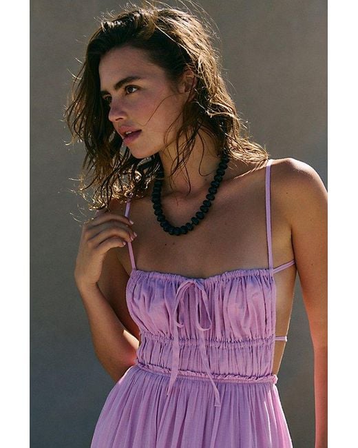 free-est Pink Taking Sides Maxi Dress By