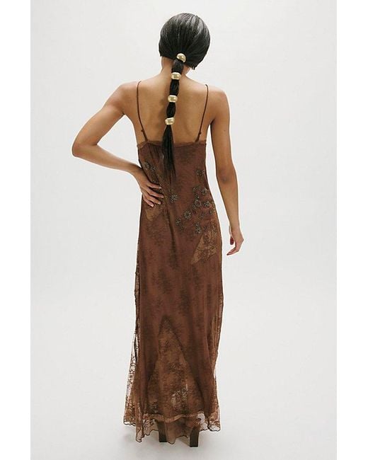 Free People Brown Julio Maxi Dress
