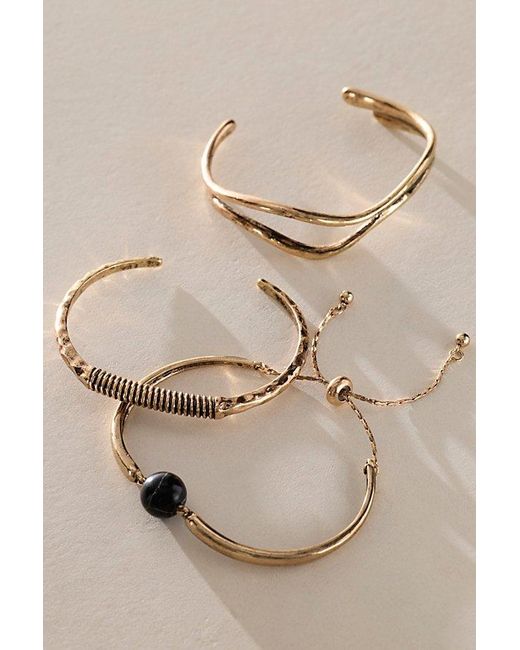 Free People Natural Muse Stack Bangle Set