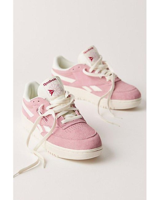 Reebok Pink Club C Double Trainers Shoe