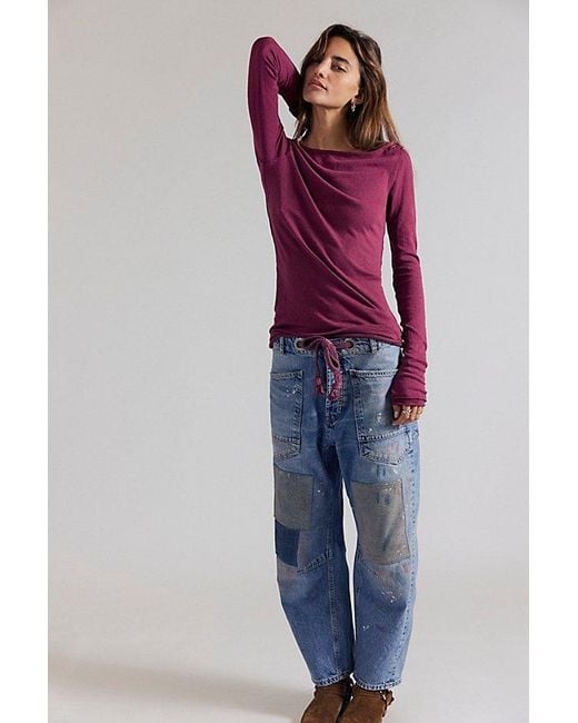Free People Multicolor Most Loved Long Sleeve