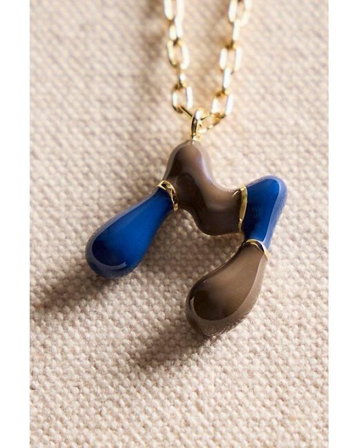 Local Eclectic Natural Fp X Bubble Letter Necklace