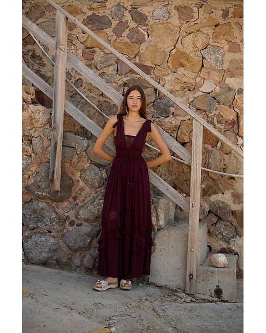 free people brown maxi dress Free People Taking Sides Maxi Dress  100% Cotton