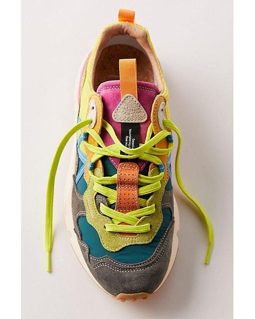 Flower Mountain Brown Lenzan Sneakers By