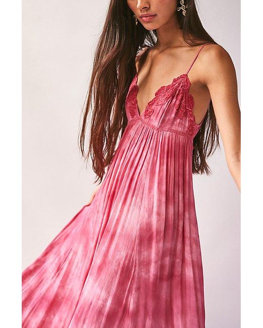 Free People Red Forever Maxi Dress
