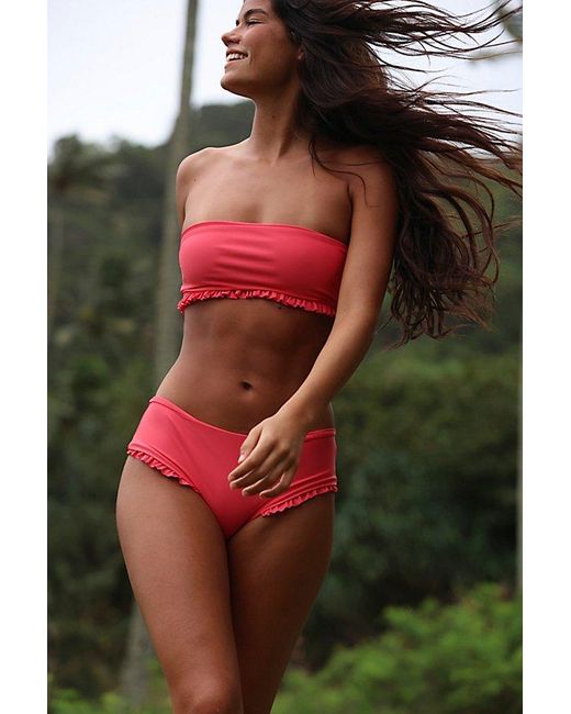 Aila Blue Green Honey Bandeau Bikini Top