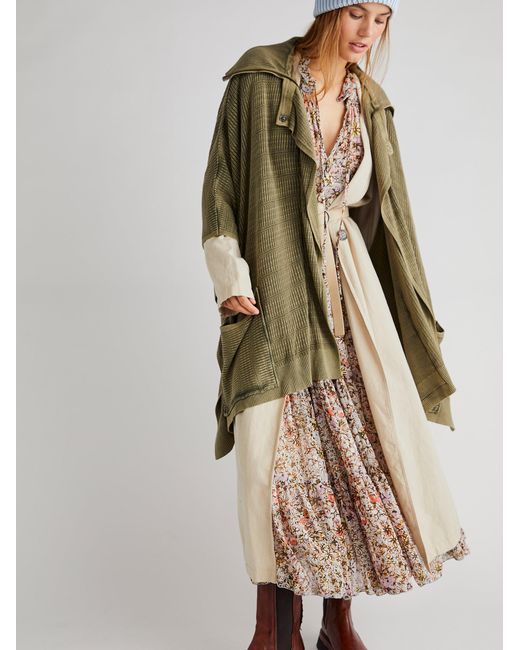 Free People Natural Suzie Poncho