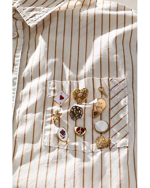 Free People Pink Just My Style Pin Set