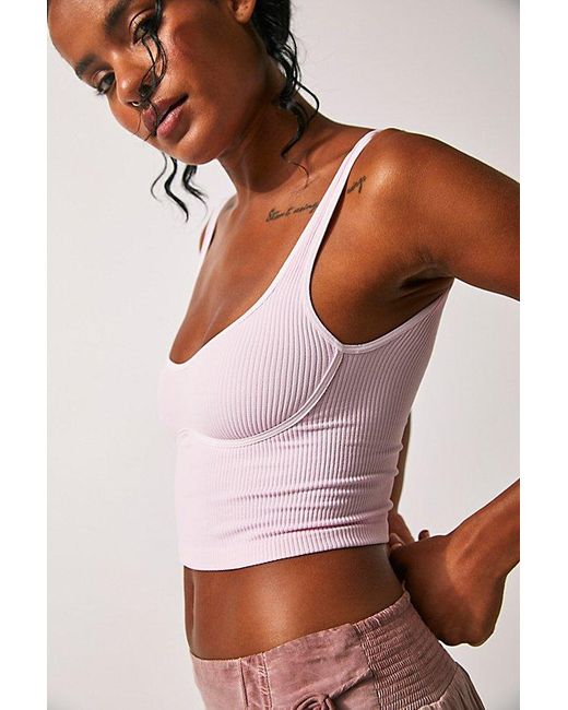 Intimately By Free People White Meg Seamless Crop Top