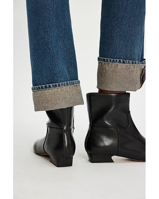 FP Vegan Collection Blue Easy Does It Vegan Ankle Boots Shoe By