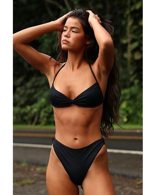 Toast Black Bandeau Halter Top