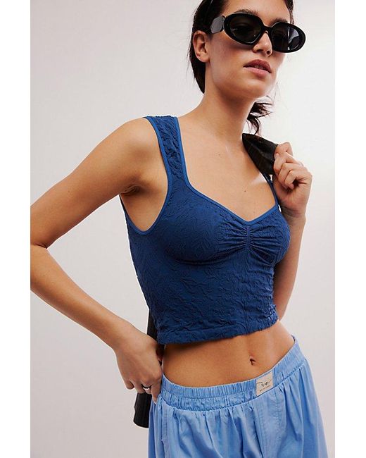 Intimately By Free People Take Me Home Seamless Cami in Blue Lyst UK