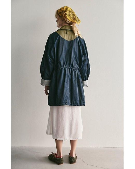Free People Blue Captains Jacket