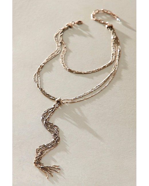 Free People Natural Feeling Again Lariat Necklace
