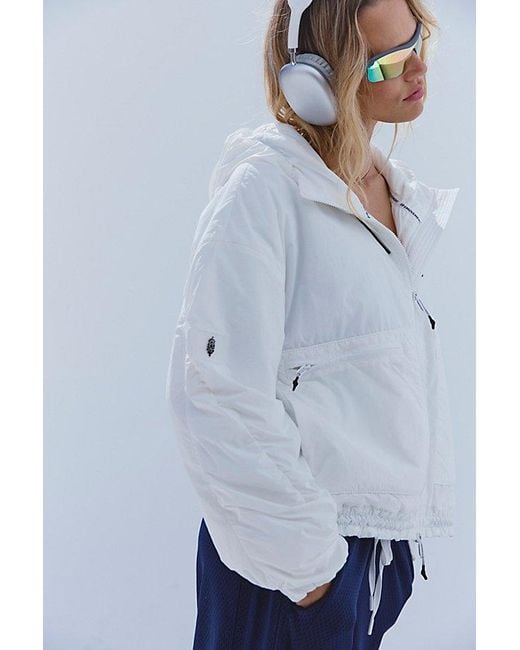 Fp Movement Blue Cloud Cover Systems Liner Jacket