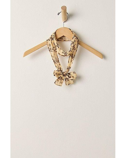Free People Natural Ultra Skinny Scarf