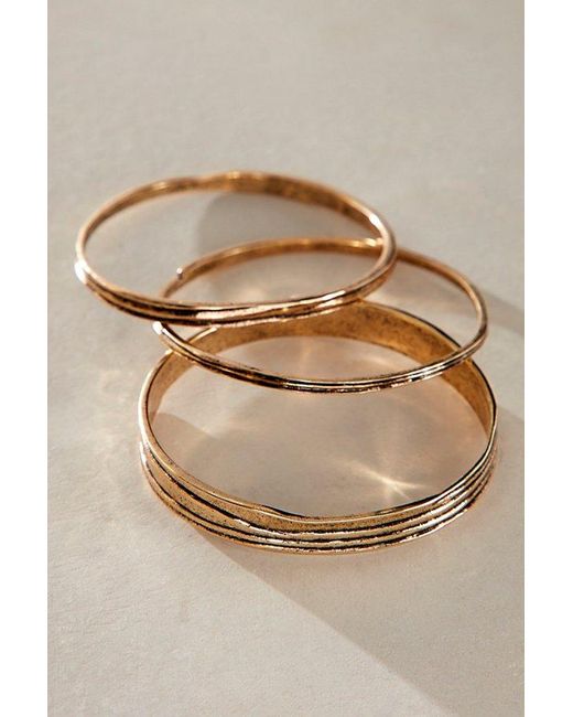 Free People Brown Signature Bangle Set