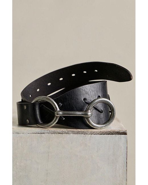Free People Black Darby Waist Belt