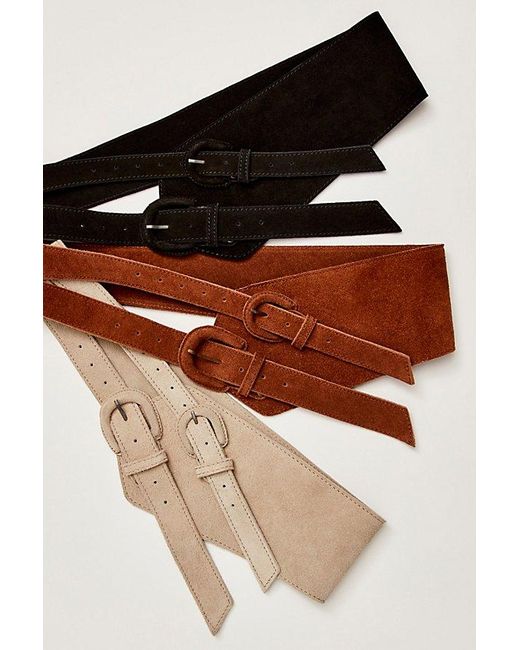 Free People Brown Remi Hip Belt