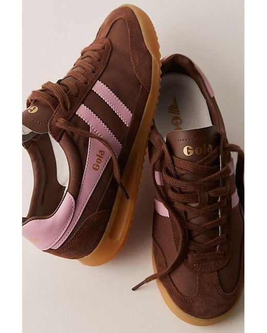 Gola Brown Tornado Trainers Shoe