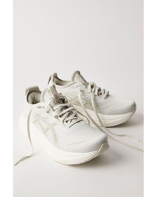 Asics White Gel Nimbus 27 Sneakers
