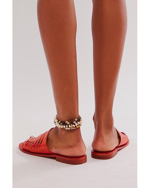 Free People Red Slice Of Sun Sandals
