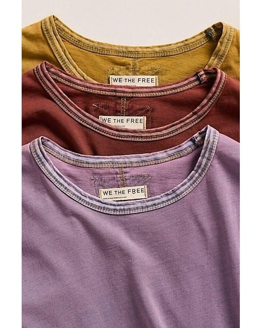 Free People Red Bad Habit Tee