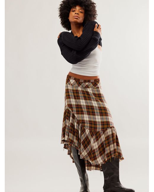 Free People Natural Marcelline Maxi Skirt