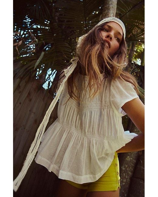 free-est Multicolor Aven Cotton Top By