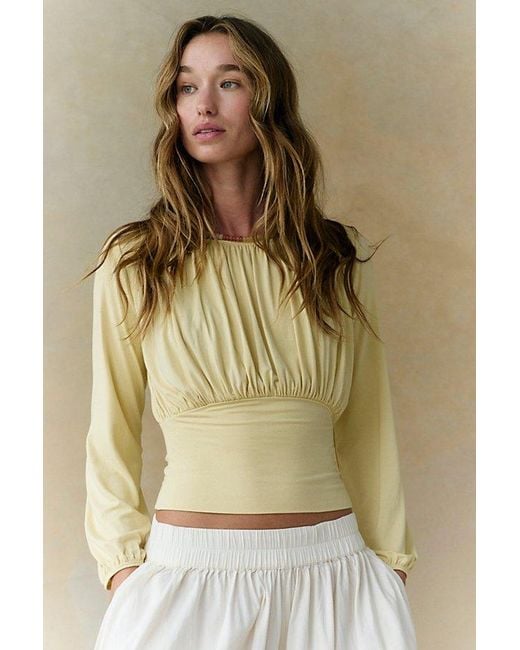 free-est Green Daphne Top By