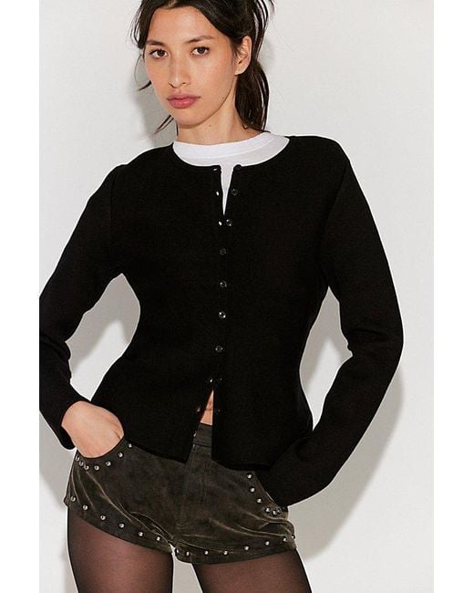 Chemise Femme Free People Manches Longues - Noire, Coton, Taille M, Occasion Très Bon état