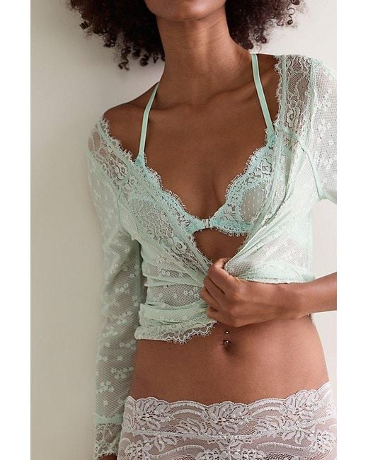 Intimately By Free People Multicolor Lace Me Twice Layering Top By