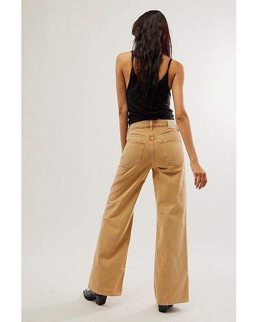 Citizens of Humanity Multicolor Loli Mid-Rise Wide-Leg Jeans