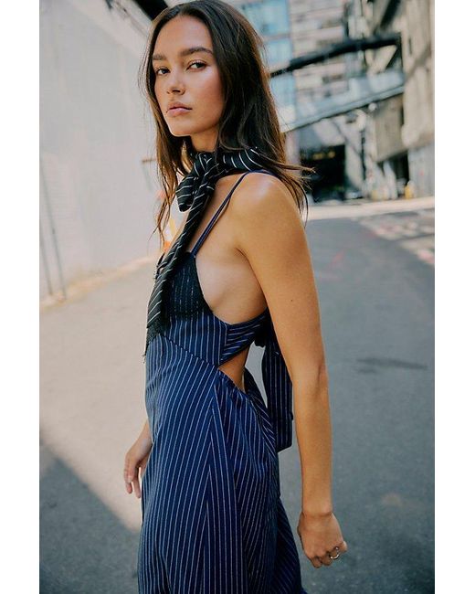 Free People Blue Ava One-piece