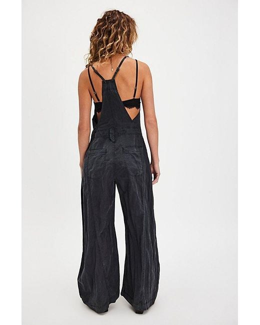 Free People Blue Sylvia Barrel One-Piece