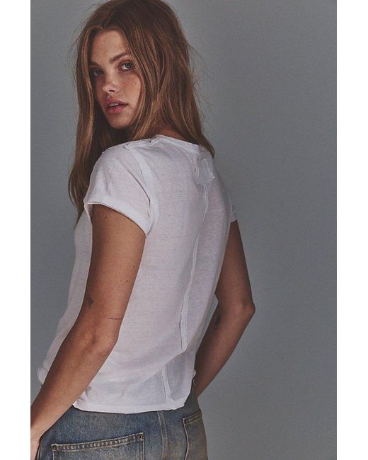 Free People White We The Free Nova Tee
