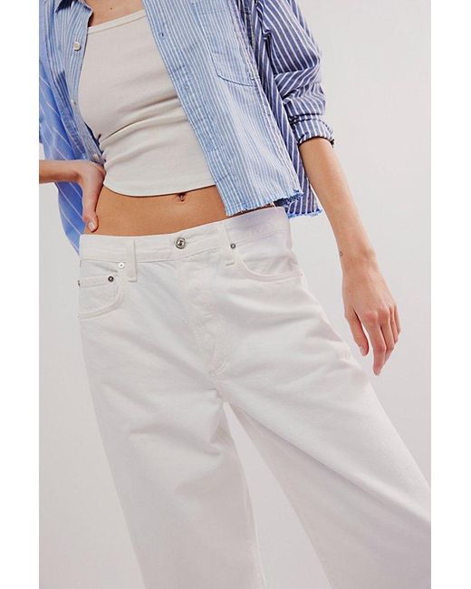 Citizens of Humanity Multicolor Pina Low-Rise Baggy Crop Jeans