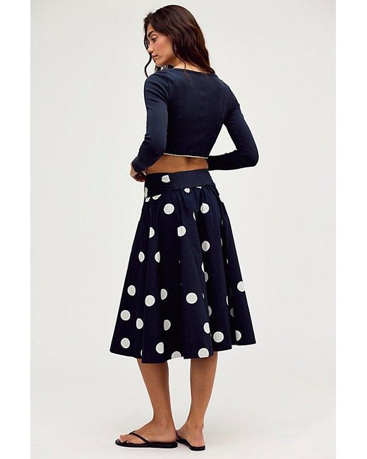 Free People Blue Laverne Set